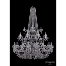 Bohemia Ivele Crystal 1409 1409/20+10+5/530/h-203/3d/Ni Люстра подвесная Чехия - фото 1 - фото 1