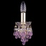 Bohemia Ivele Crystal 1410 1410B/1/141/G/V7010 Бра 10x21 см, Чехия - фото 2