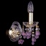Bohemia Ivele Crystal 1410 1410B/1/141/G/V7010 Бра 10x21 см, Чехия - фото 1