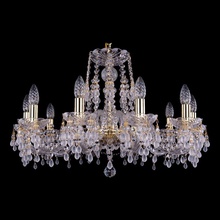 Bohemia Ivele Crystal 1410 1410/10/240/G/V0300 Люстра подвесная Чехия - фото 1 - фото 1