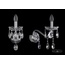 Bohemia Ivele Crystal 1413 1413B/1/200/XL/Ni Бра Чехия - фото 1