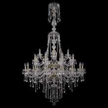 Bohemia Ivele Crystal 1415 1415/16+8+4/400/XL-185/2d/G Люстра подвесная Чехия - фото 1 - фото 1
