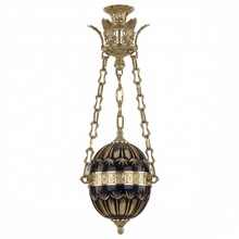 Bohemia Ivele Crystal 7100 71000P/20 G Amber-Blue/H-1I Y8 Светильник Чехия - фото 1 - фото 1