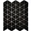 Bonaparte Керамогранитная мозаика Reno Black Matt Мозаика 25,2x29,1 см, Китай, под мозаику - фото 1