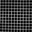 Bonaparte Мозаика стеклянная Black glass Мозаика 30x30 см, Китай, под мозаику - фото 1