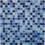 Bonaparte Мозаика стеклянная Blue Drops Мозаика 30x30 см, Китай, под мозаику - фото 1