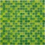 Bonaparte Мозаика стеклянная Strike Green Мозаика 30x30 см, Китай, под мозаику - фото 1