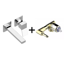 Bossini AKI Z00731.030+Z00801 Встраиваемый для раковины Хром Смеситель для встраиваемых систем, Италия - фото 1 - фото 2