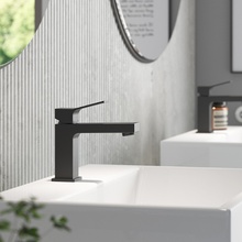 Bossini AKI Z00707.073 Для раковины Чёрный матовый с д/к Смеситель для раковины, Италия - фото 1 - фото 2