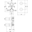 Bossini На 2-5 потребителей Скрытая часть смесителя 11,85x12x16,8 см, Италия - фото 2 Bossini На 2-5 потребителей Скрытая часть смесителя 11,85x12x16,8 см, Италия - фото 2