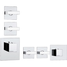 Bossini Outlets Z033203.030 С термостатом для душа Хром Смеситель для встраиваемых систем, Италия - фото 1 - фото 3