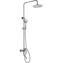 Bravat Emeralda F6337371CP-A-RUS Хром Душевая стойка 20x125 см, Германия - фото 1 - фото 1