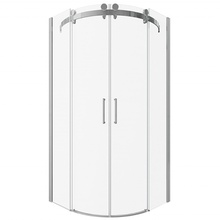 Bravat Wave BS090.1202S Прозрачное стекло / Хром 90x90 Душевой уголок 90x90x200 см, Германия - фото 1 - фото 1