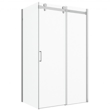 Bravat Wave BS120.3102S Прозрачное стекло / Хром 120x80 Душевой уголок 80x120x200 см, Германия - фото 1 - фото 1