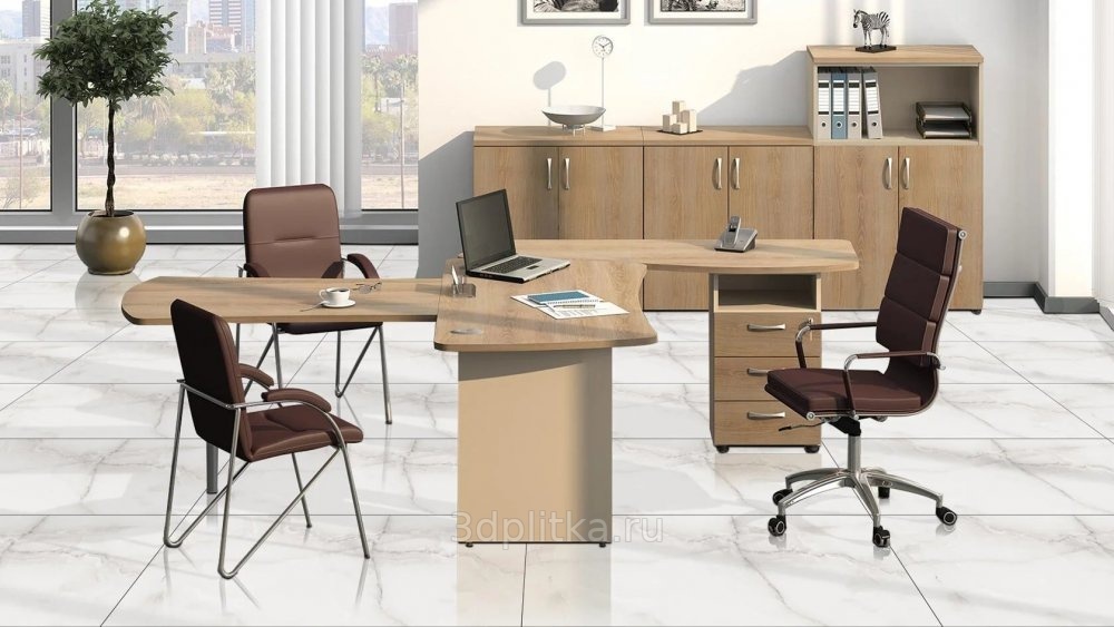 Bris Ceramic Vellina 60x120 см, керамогранит, Индия, под камень  - фото интерьера 1