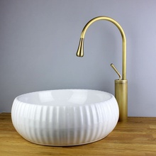 Bronze de Luxe Esmeralda 1382W Белый 40 Раковина 40x40x13 см, Россия - фото 1 - 2 Bronze de Luxe Esmeralda 1382W Белый 40 Раковина 40x40x13 см, Россия - фото 1 - фото 2