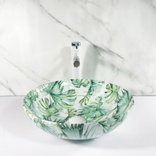 Bronze de Luxe Flora 3008 С рисунком 40 Раковина 40x40x12 см, Россия - фото 1 - 2 Bronze de Luxe Flora 3008 С рисунком 40 Раковина 40x40x12 см, Россия - фото 1 - фото 2