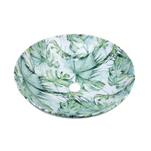 Bronze de Luxe Flora 3008 С рисунком 40 Раковина 40x40x12 см, Россия - фото 1 Bronze de Luxe Flora 3008 С рисунком 40 Раковина 40x40x12 см, Россия - фото 1 - фото 1