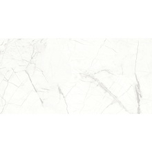 Buono Ceramica Marble M4400P Statuario Alba Glossy Керамогранит 60x120 см, Индия, под мрамор - фото 1 - фото 1