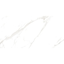 Buono Ceramica Marble M4401P Carrara Livia Glossy Керамогранит 60x120 см, Индия, под мрамор - фото 1 - фото 1