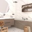 Buono Ceramica Soft 60x120 см, керамогранит, Индия, под мрамор - фото интерьера 7