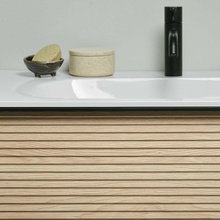 Burgbad Fiumo SFXN102F3956FOT45G0200C0001*1 Eiche Dekor Cashmere / Белая 120 Тумба с раковиной 49x122x61 см, Германия - фото 1 - фото 4