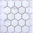 Caramelle Marble Porcelain Calacatta Hexagonal Pol Мозаика 30,8x36,7 см, Китай, под мозаику - фото 1