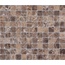 Caramelle Pietrine 4 мм Emperador Dark SAT 23x23x4 Мозаика 29,8x29,8 см, Китай, под мозаику - фото 1
