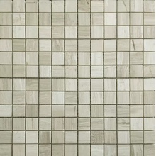 Caramelle Pietrine 4 мм Travertino Silver MAT 23x23x4 (13 шт/кор) Мозаика 29,8x29,8 см, Китай, под камень  - фото 1 - фото 1