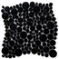 Caramelle Pietrine 7 мм Nero oriente bolli POL Мозаика 28x28 см, Китай, под мозаику - фото 1