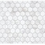 Caramelle Pietrine Hexagonal Dolomiti Bianco MAT hex Мозаика 29,5x30,5 см, Китай, под мозаику - фото 1