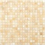 Caramelle Pietrine 7 мм Onice beige 15x15x8 глянцевая Мозаика 30,5x30,5 см, Китай, под мозаику - фото 1