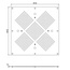 Carimali MyDream 605 форсунок, 4 потока воды, хромотерапия, цвет: хром Верхний душ 61x61 см, Италия - фото 2
