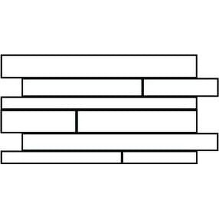 Casa Dolce Casa (Florim) Onyx&More 767680 Silver Porphyry Strutturato Modulo Listello Sfalsato Мозаика 30x60 см, Италия - фото 1