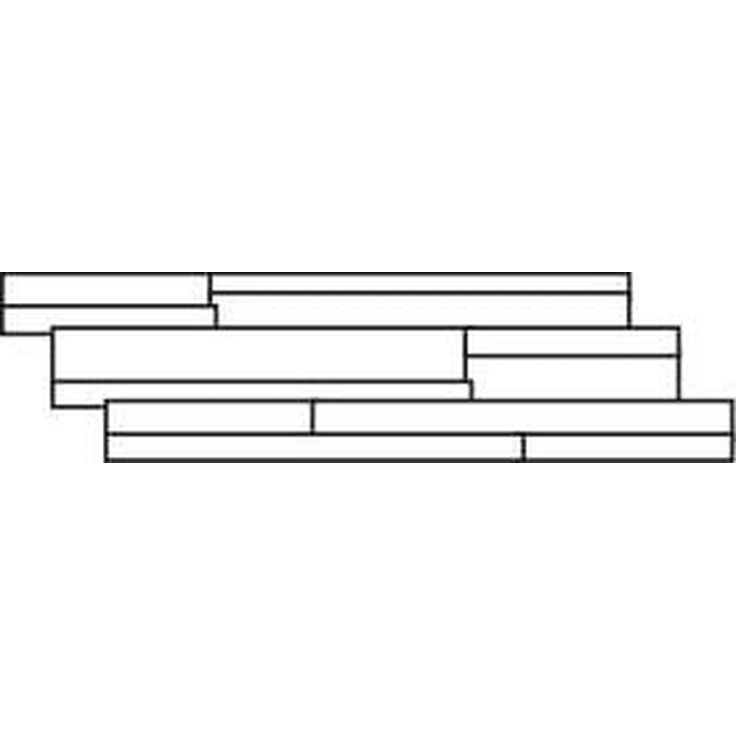 Casa Dolce Casa (Florim) Stones and More 2.0 756715 Burl Gray Glossy Modulo Listello Sfalsato 3D Мозаика 15x60 см, Италия - фото 1