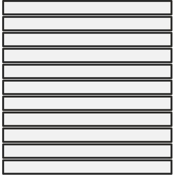 Casalgrande Padana Architecture 4704352 Mix Listelli White Мозаика 30x30 см, Италия - фото 1