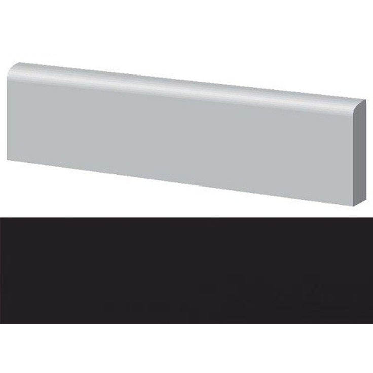 Casalgrande Padana Unicolore Technic 108006 B.C. Nero Плинтус 10x20 см, Италия, под камень  - фото 1