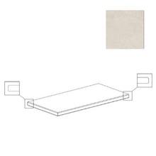 Century Ecostone 101443 Lime Gradone Two Angolare Sx Bordo Toro Rett Угловая ступень 50x100 см, Италия, под камень  - фото 1 - фото 1