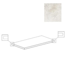 Century Old Stone 120797 Bliss Gradone Two Angolare Dx Costa Bordo Gocciolatoio Rett Угловая ступень 50x100 см, Италия, под камень  - фото 1 - фото 1