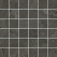 Century Stonerock 120293 Black 4.7x4.7 Su Rete Мозаика 30x30 см, Италия, под мозаику - фото 1 - фото 1