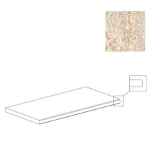 Century Two 0 107863 Desert Gradone Two Con Bordo Toro Rett Ступень 40x80 см, Италия, под камень  - фото 1 - фото 1