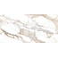 Ceradim Calacatta Fairy Gold Бежевый полированный Керамогранит 60x120 см, Индия, под мрамор - фото 1