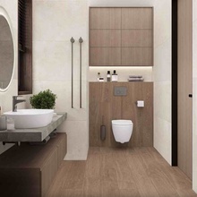 Ceradim Smart Marfil 59,5x119,1 см, керамогранит, Индия, под камень  - фото интерьера 1 - фото 4
