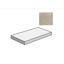 Ceramica Fioranese Autentica AU4GAD Angolare Dx Grey Угловая ступень 30,2x60,4 см, Италия, под камень  - фото 1 - фото 1