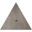 Ceramica Fioranese Dot CMTR7R Triangle Grigio Scuro Matt Rett Декор 60,4x60,4 см, Италия, под бетон  - фото 1