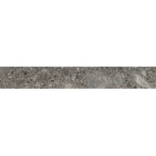Ceramica Fioranese Frammenta CGB608R Battiscopa Antracite Nat Плинтус 7,5x60,4 см, Италия, под камень  - фото 1 - фото 1