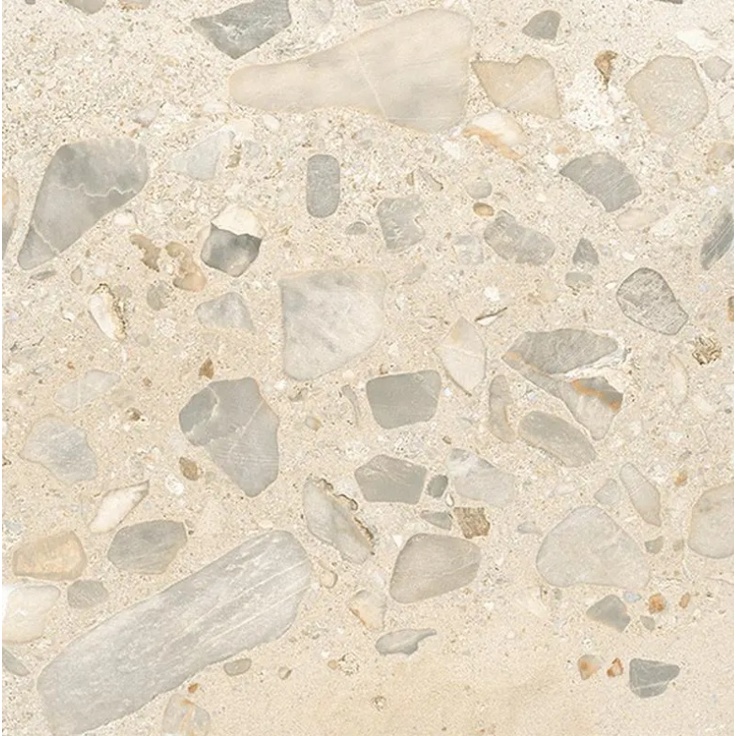 Ceramica Fioranese I Ciottoli LMS601R Sassi Avorio Natural Керамогранит 60,4x60,4 см, Италия, терраццо - фото 1 Ceramica Fioranese I Ciottoli LMS601R Sassi Avorio Natural Керамогранит 60,4x60,4 см, Италия, терраццо - фото 1