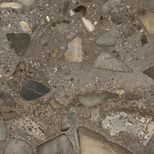 Ceramica Fioranese I Ciottoli LMS900R Sassi Antracite  Natural Керамогранит 90,6x90,6 см, Италия, терраццо - фото 1 - фото 1