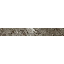 Ceramica Fioranese I Cocci Siciliani SCB607R Battiscopa Nero Плинтус 7,5x60,4 см, Италия, под камень  - фото 1 - фото 1