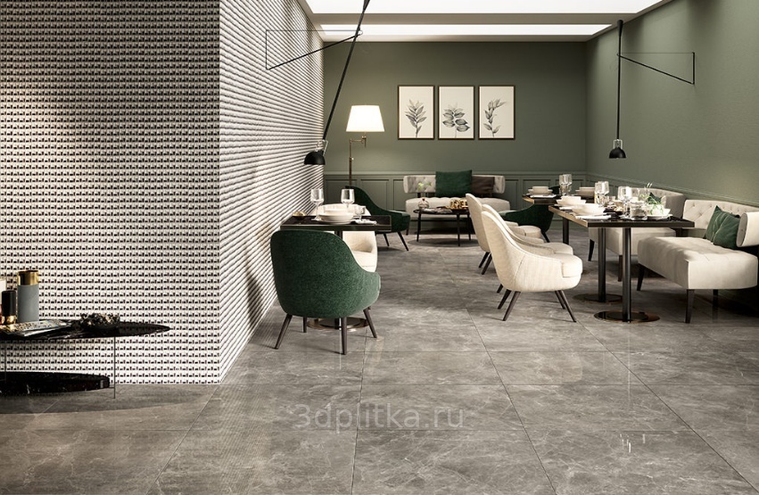 Ceramica Fioranese Marmorea 2 60x60, керамогранит, Италия, под мрамор - фото интерьера 1